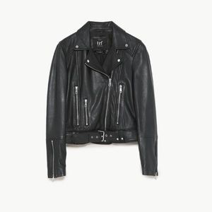 🔥 Zara_TRF Woman’s Leather Jacket 🔥